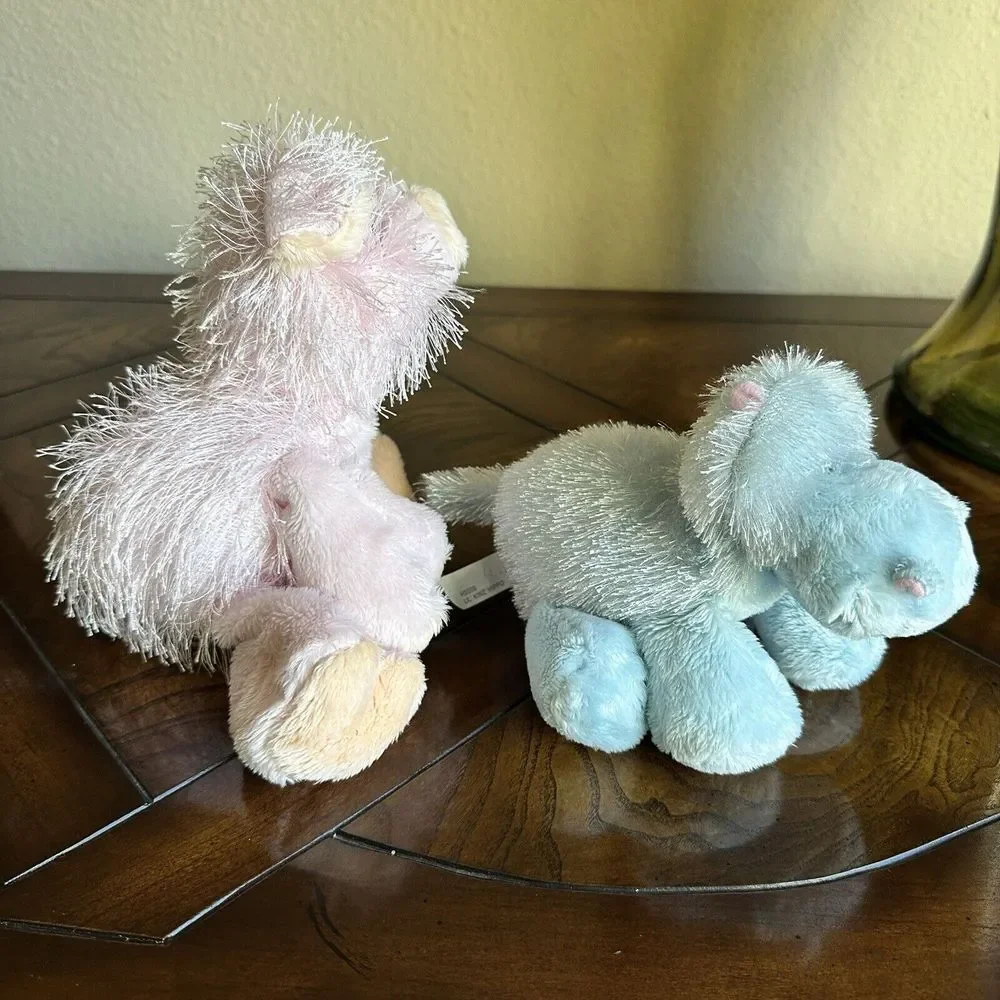 Webkinz‎ Pink Pig Blue Hippo Plush Stuffed Animal Set Of 2 Great Condition